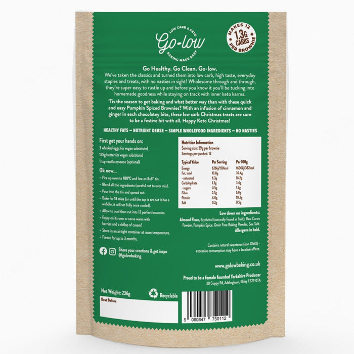 Low carb Christmas Brownie